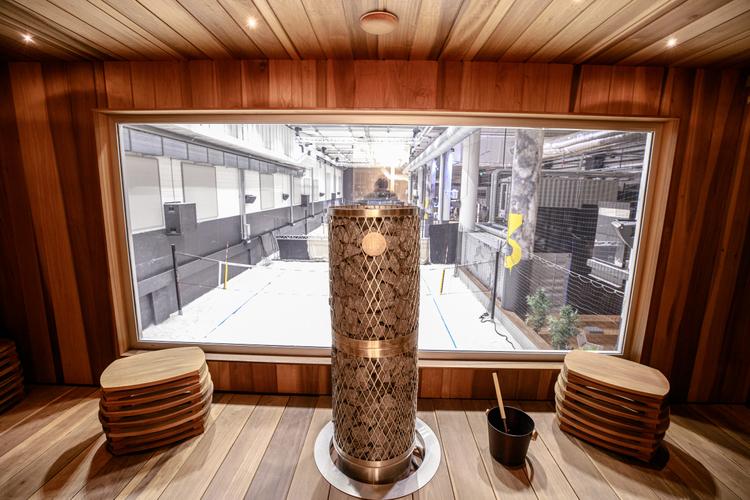 VIP-sauna ja -terassi