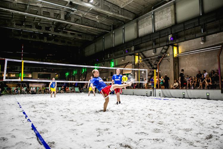 Foot volley